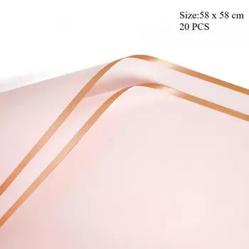 20 листов водонепроницаемой упаковочной бумаги, упаковочная бумага для цветов, бумага для цветочного магазина, полупрозрачная упаковочная бумага чёрный