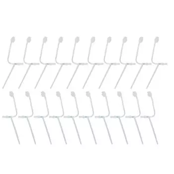 20 шт. 107 слуховых трубок для замены левого и правого ушей, тонкая трубка для слухового аппарата