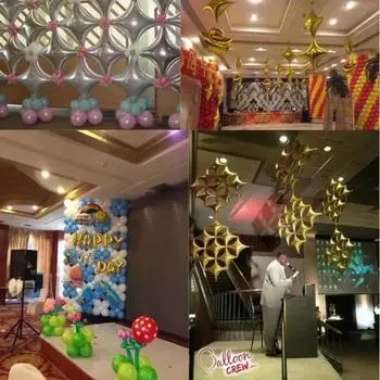 20 шт. 10 дюймов разноцветные четыре угла звезды фольгированные шары детские украшения на день рождения и свадьбу надувные воздушные шары со звездами 10inch золотой