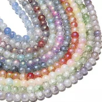 20 шт. 10 мм блестящие синие легкие жемчужные хрустальные стеклянные круглые бусины для браслета и ожерелья DIY аксессуары для изготовления ювелирных изделий 10mm 20pcs/bag