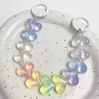 20 шт. 12,5*14,5 мм, прозрачное сердце, сделай сам, фурнитура, ожерелье из бисера, браслет, свободные бусины, акриловые для изготовления ювелирных изделий, цепочка для телефона, ручная работа фиолетовый