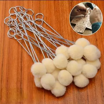 20 шт. 12,5 см DIY кожаный ремесло, шерсть, кожа, краситель, аппликатор для отделки, набор инструментов, кожаный ремесленный краситель, шерстяной шар, набор кистей, инструменты 20PCS