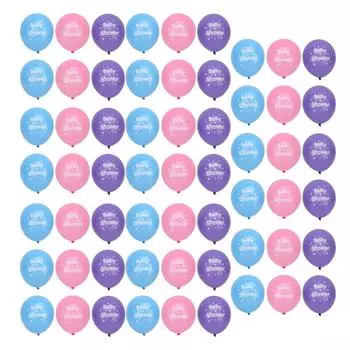 20 шт. 12 дюймов латексные шары с буквенным принтом сувениры на день рождения для вечеринки в честь рождения ребенка Blue