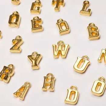 20 шт. 14-16 мм * 8-9 мм акриловые бусины с алфавитом AZ, аксессуары ручной работы, подвески, брелок, ожерелье, изготовление ювелирных изделий розового золота