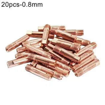 20 шт. 15AK насадка из медной проволоки, проводящий наконечник, сварочная горелка, аксессуар для машины 1.0mm