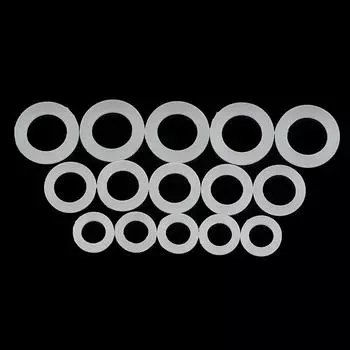 20 шт. 1/2 дюйма 3/4 дюйма 1 дюйма резиновое плоское уплотнительное кольцо с шайбой, кольцо для крана M