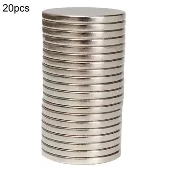 20 шт., 20x2 мм N52, круглые блоки, сверхсильные редкоземельные неодимовые магниты