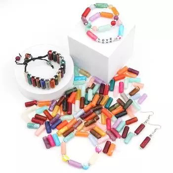 20 шт. 20x8 мм акриловые двойные цветные бусины-разделители, свободные бусины для изготовления ювелирных изделий