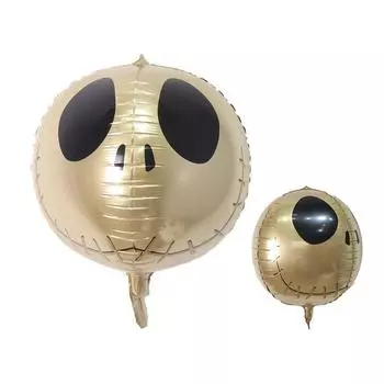 20 шт. 22 дюйма 4D череп голова Хэллоуин глазное яблоко вечеринка ужас атмосфера украшение глазное яблоко воздушный шар плавающий наружный декор для вечеринки