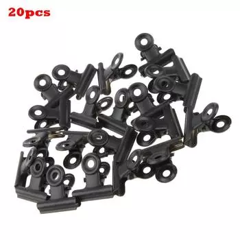 20 шт. 22 мм Бульдог нержавеющая сталь металлическая бумага письмо ручка зажимы зажим