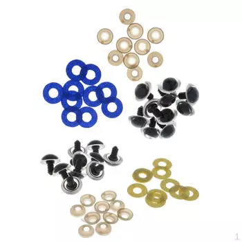 20 шт., 24 мм, блестящая пластиковая безопасность для мягкой игрушки плюшевого мишки