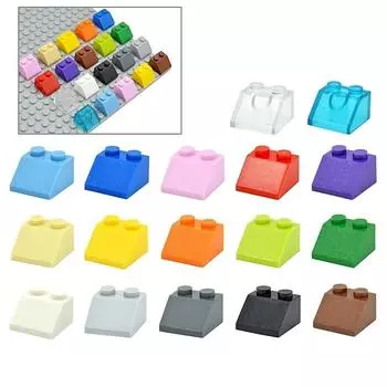 20 шт. 3039 Крыша 2x2 Плитка Строительный блок Уклон 45° Толстая Фигурка Образовательная Творческая Сборка Частиц Игрушки Дети Diy Подарочная Игрушка белый