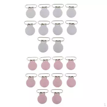 20 шт., 30 мм, лямка, зажимы для подтяжки соски для поделок, изготовления держателей, держатель для игрушек