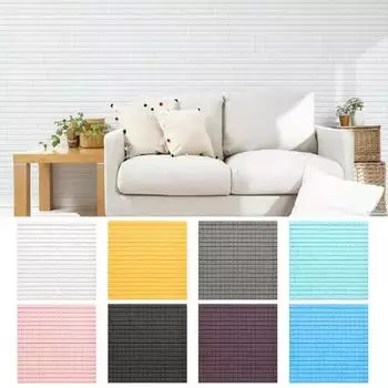 20 шт. 3D-панели для стен под кирпич, самоклеящиеся водонепроницаемые обои для самостоятельной установки, устойчивые к пятнам, для спальни, гостиной светло-синий