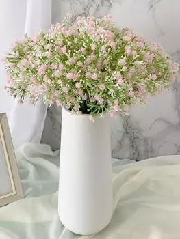 20 шт., 42 см, искусственные цветы Babys Breath, настоящие прикосновения, искусственные цветы, гипсофила, цветочные оптом для дома, свадьбы, сада, декора двора фиолетовый