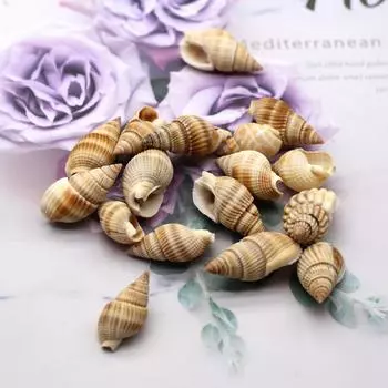 20 шт./50 шт. Ювелирные изделия из ракушек, натуральный перламутровый кулон Whithour Hole для изготовления ювелирных изделий, платье-аквариум, украшение для костюма 20pcs/25x14mm