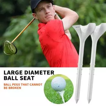 20 шт., 83 мм, футболки для гольфа, наклонная вставка 10 градусов, уменьшение трения, износостойкие, портативные, профессиональные, мини-пластмассовые, мяч для гольфа, шипы, аксессуары для гольфа 20PCS