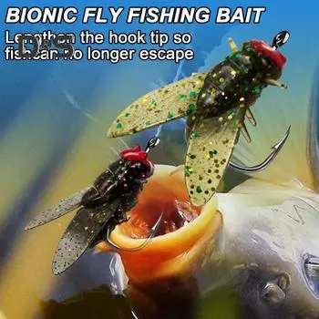 20 шт., 8/12/15 мм, бионическая приманка для ловли нахлыстом с острым крючком, реалистичная искусственная приманка для мушек, пресноводный соленый окунь, форель, аксессуары для рыбалки L