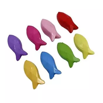 20 шт. 8*18 мм акриловые блестящие бусины в форме рыбок конфетного цвета для самостоятельного изготовления аксессуаров для браслетов и ожерелий жёлтый