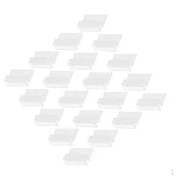 20 шт. 8 мм пластиковые зажимы для аквариума, поддерживающие держатели, прозрачные