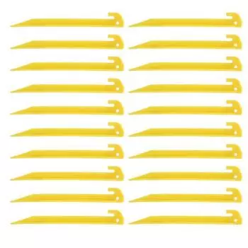 20 шт. 9 дюймов сверхмощный пластиковый тент для кемпинга, колышки для палатки, переносной навес, песочные колья