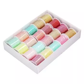 20 шт. 9 нитей ниток для вышивания цвета радуги симфония ручная плетеная веревка специальные швейные нитки