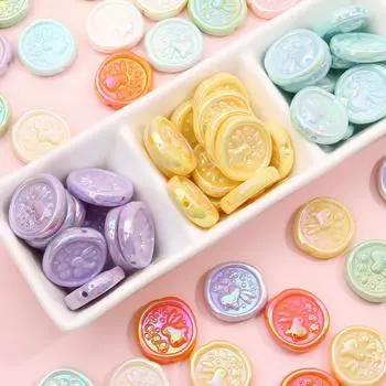 20 шт. акрил 24*25 мм бусины кролик геометрическая форма для ожерелья серьги DIY Изготовление ремесла DIY изготовление ювелирных изделий аксессуары из бисера материал ручной работы подвески разноцветный