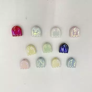 20 шт. акриловых бусин-призраков для самодельных украшений, браслетов и ручек с бусинами - разные цвета 20Pcs