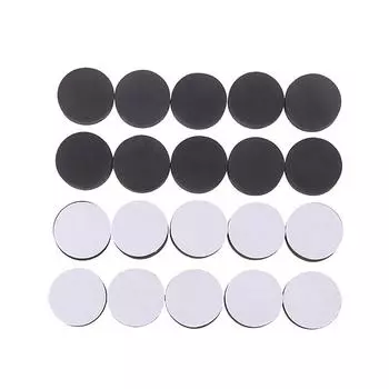 20 шт. амортизирующий коврик для ног для динамика противоскользящая накладка самоклеящаяся пена для настольного динамика Eva губка чёрный