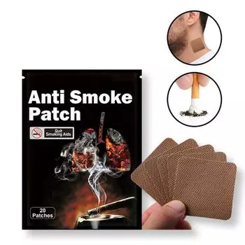 20 шт. антидымный пластырь, помогающий бросить курить, наклейка для прекращения курения, натуральная травяная паста для курильщиков, против дыма