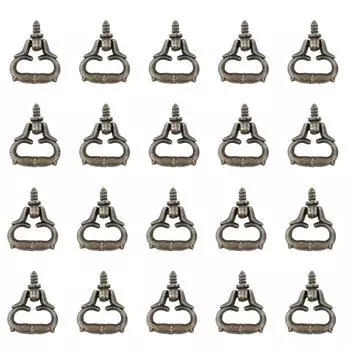 20 шт. антикварных выдвижных ящиков, мини-размер, резьбовой цинковый сплав, широко используемый мини-выдвижной ящик для