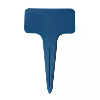 20 шт. этикеток для растений типа T из нержавейки, цветные этикетки для растений для садоводства, газона, домашнего хозяйства, синего цвета синий