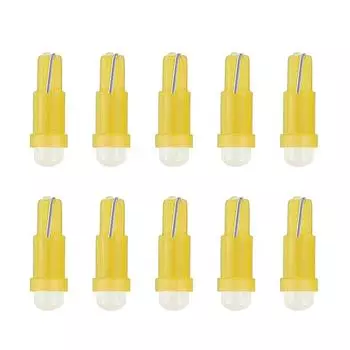 20 шт. Автомобильные светодиодные лампы T5 LED Lights T5 COB 12 В красные, синие, зеленые, автомобильные боковые клинья, приборная панель, датчик, приборная лампа 20pcs красный