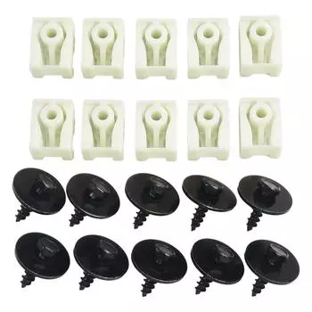 20 шт. автомобильный передний задний подкрылок C-образный зажим с шестигранным болтом пластиковый для BMW 07147311312 07149213164 комплект с болтом автомобильный аксессуар CHINA