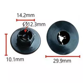 20 шт. автомобильный подкрылок гайка втулка для Hyundai для Kia авто колесная арка брызговик гайка втулки нейлон CHINA