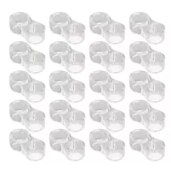 20 шт. бампер для дверной ручки прозрачный белый силиконовый противоударный бампер для дверной ручки