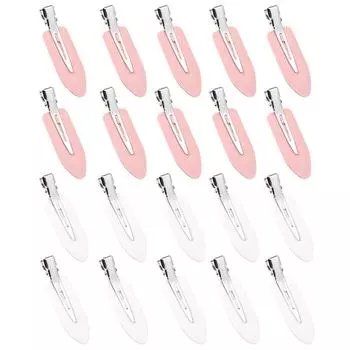 20 шт. Базовые заколки для волос без заломов для женщин, девочек, для укладки волос, макияжа, заколки-невидимки, заколки-бабочки, модные аксессуары для волос