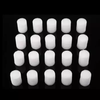 20 шт., белый клонированный ошейник для клонирования, пенопластовая вставка, гидропонная сетка для защиты корней, 25 мм