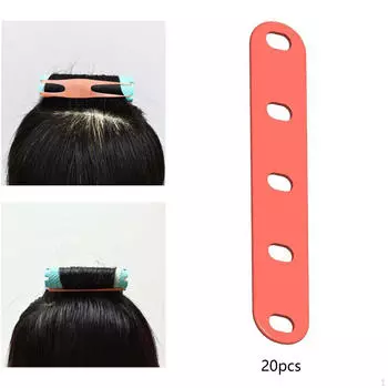 20 шт., бигуди для завивки волос, стержни для завивки волос, парикмахерские зажимы, ролики для домашнего использования