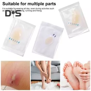 20 шт. блистерные пластыри, невидимые гидроколлоидные гелевые повязки для пальцев ног, пяток, посттравматический уход, различные формы упаковки, многофункциональные подушечки для ран Sets