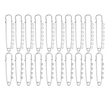 20 шт. Большие английские булавки Heavy Duty 7 4 петли Ассорти из сплава брошь булавки DIY аксессуары Одежда Saf