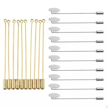 20 шт., брошь с отворотом, пустая основа, брошь для мужского костюма, ювелирные изделия