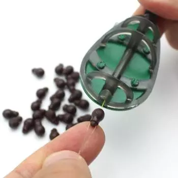 20 шт., быстросменные бусины, камуфляж, сменная длина крючка, мягкие, маленькие, мгновенно амортизирующие бусины для ловли карпа, метод фидерной рыбалки