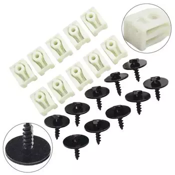 20 шт. черный + белый C-образный зажим комбинированный комплект с болтом переднее заднее крыло