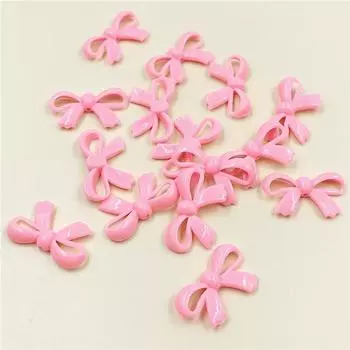 20 шт., цветные кремовые макароны, акриловые бусины с вертикальным отверстием и бантом, ювелирные аксессуары, серьги «сделай сам», изготовление ожерелья бирюзовый