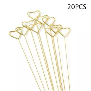 20 шт. цветочные держатели для карточек прочные фотодержатели для свадебных поздравительных открыток держатели для вечеринок держатели для карточек школьные мероприятия офисные вечеринки