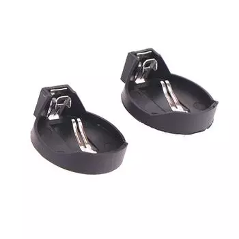 20 шт. держатель для батареи Cr2032, держатель для монет, коробка, розетка Cr2032 с 2 контактами, 3 В, черный монтажный провод, нужен припой