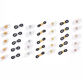 20 шт. держатель для очков/цепочки для очков резиновая петля конец фурнитура сделай сам