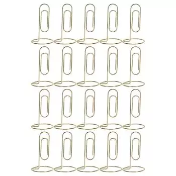 20 шт. держатели для карточек мест, милые металлические держатели для номеров столов, именные карточки, держатели для фотографий для свадеб, часть