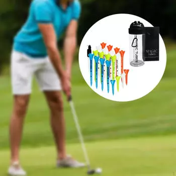 20 шт. держатели для мячей для гольфа, аксессуары для увеличения дистанции при игре в гольф синий